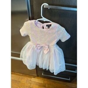 ‎zunie dress pink sequin 2T